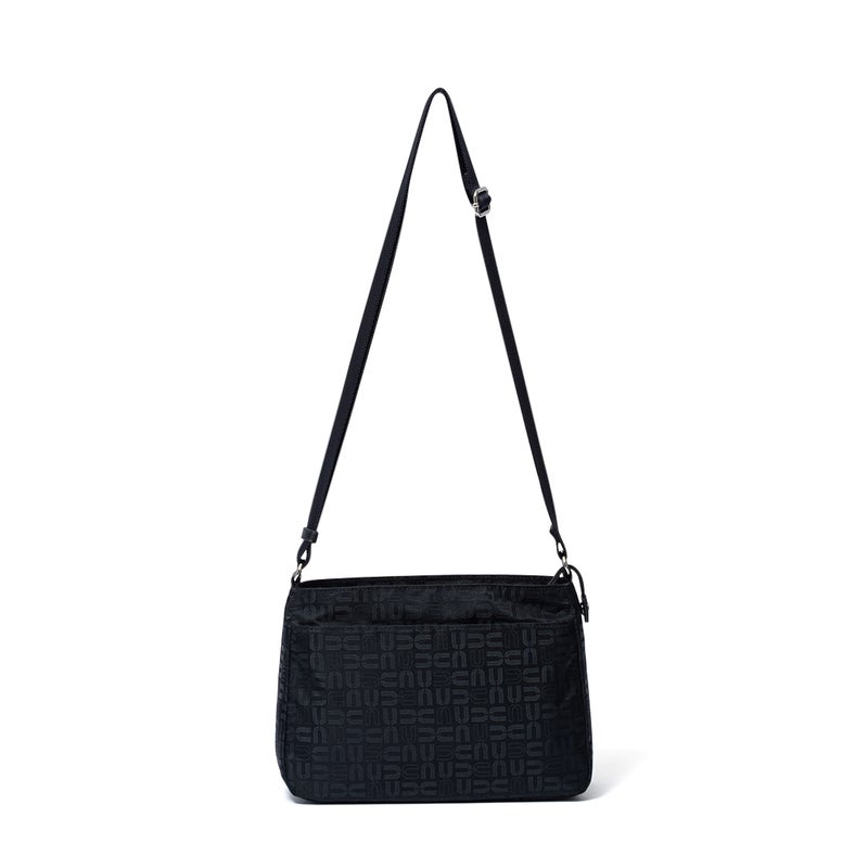 U by ungaro フランシーヌ 横型ショルダー(B) ブラック×ブラック