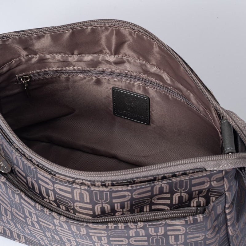 U by ungaro フランシーヌ 横型ショルダー(B) チャコールグレー