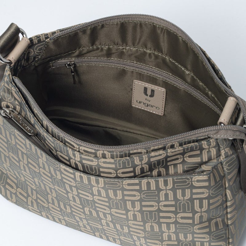 U by ungaro フランシーヌ 横型ショルダー(B) カーキ