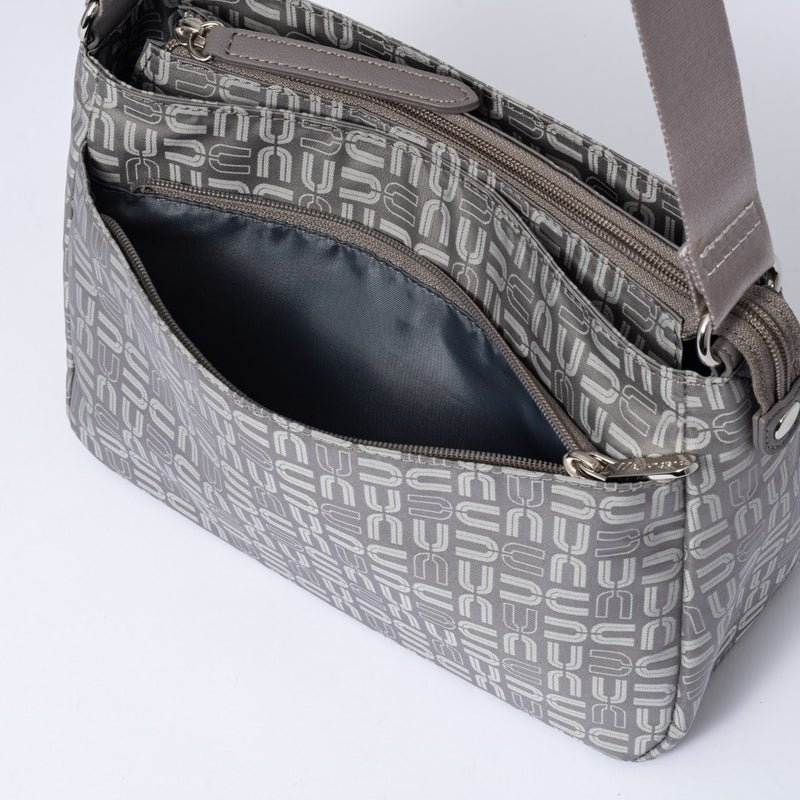 U by ungaro フランシーヌ 横型ショルダー(B) ライトグレー