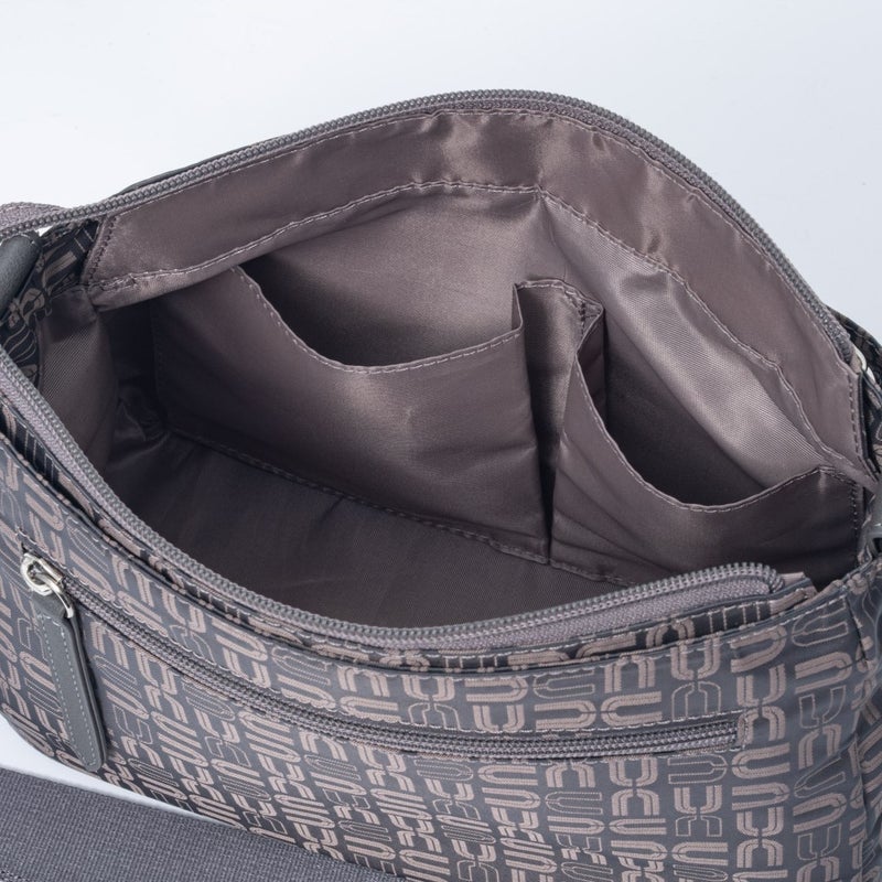 U by ungaro フランシーヌ 横型ショルダー(B) チャコールグレー