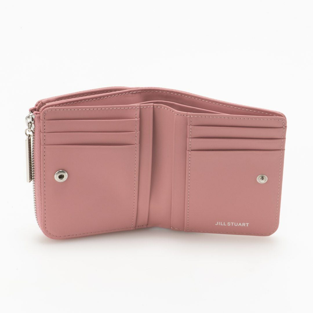 【新品タグ付き】ジルスチュアート メルティL字ファスナー二つ折り財布 ピンク 新品 未使用 JILL STUART ジルスチュアート L字 ファスナー 2つ折り