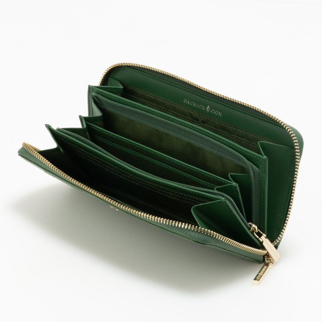 PATRICK COX グリッターリリー ラウンドファスナー長財布 商品｜THE