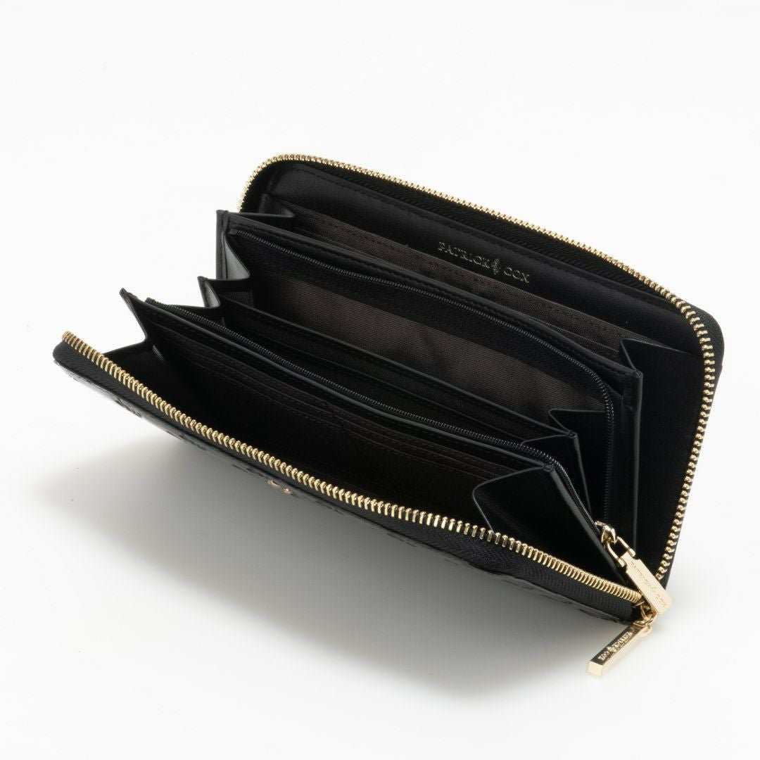 PATRICK COX グリッターリリー ラウンドファスナー長財布 商品｜THE