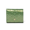【11/28(木)発売 GLOW1月号掲載】PATRICK COX グリッターリリー 折り財布 グリーン