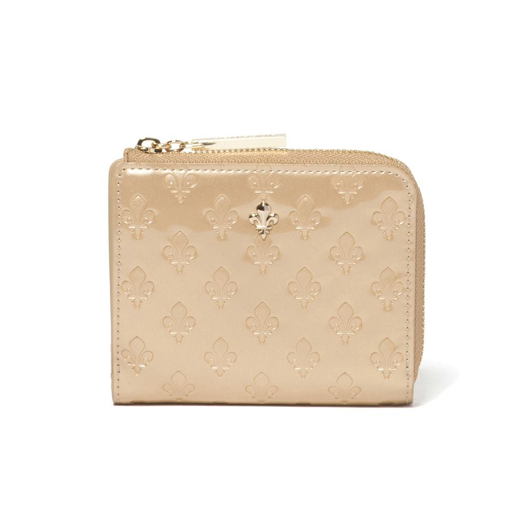 【11/28(木)発売 GLOW1月号掲載】PATRICK COX グリッターリリー L字ファスナー折り財布