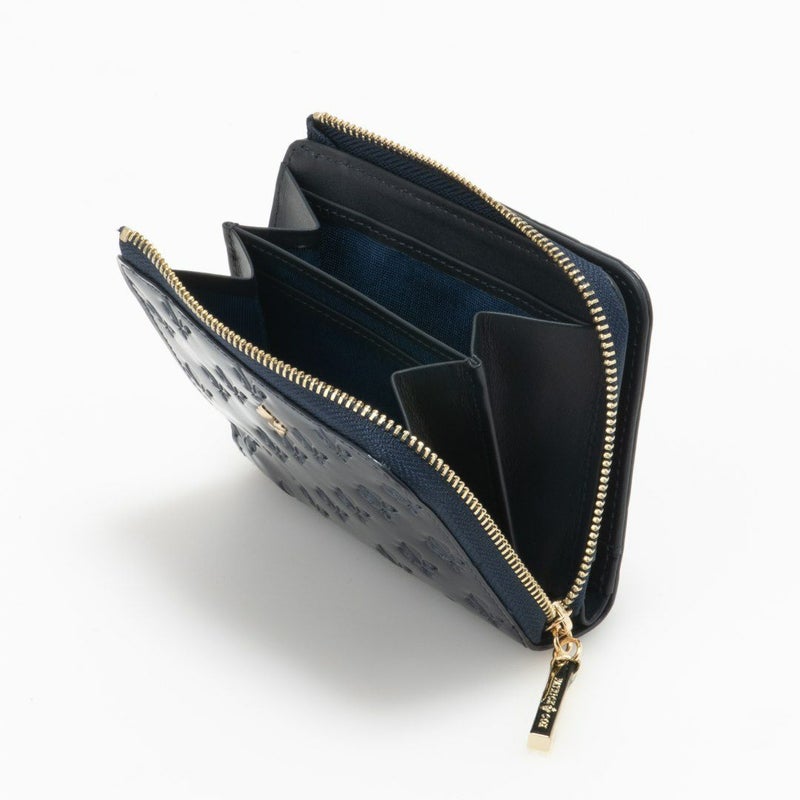 【11/28(木)発売 GLOW1月号掲載】PATRICK COX グリッターリリー L字ファスナー折り財布