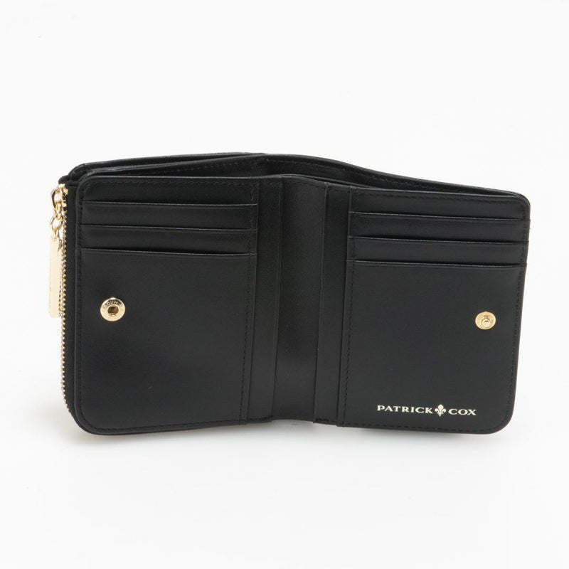 【11/28(木)発売 GLOW1月号掲載】PATRICK COX グリッターリリー L字ファスナー折り財布