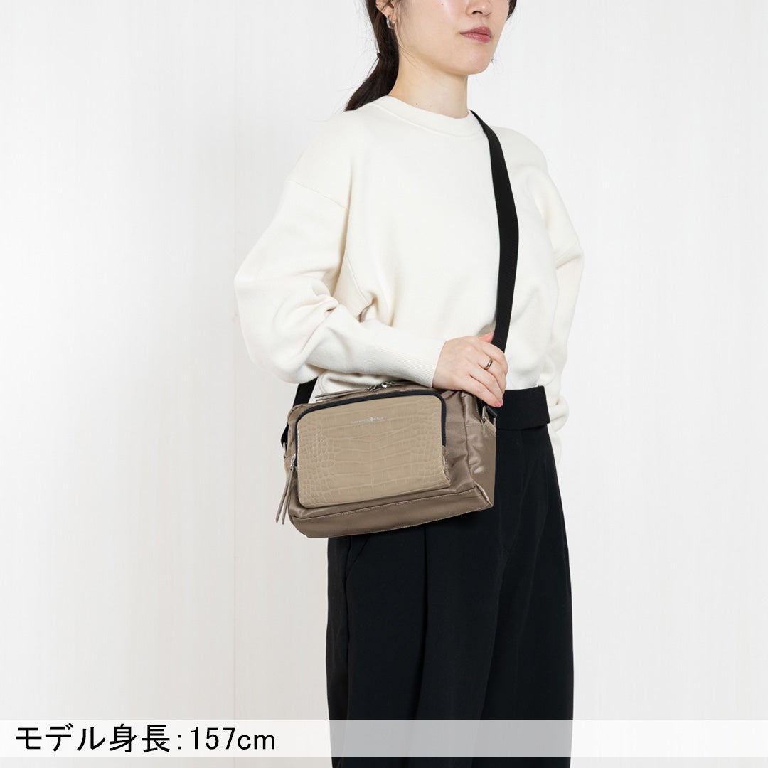 Patrick Cox　ショルダーバッグ　グレージュ系 セール】PATRICK COX レント ミニショルダー 商品｜THE BAGMANIA