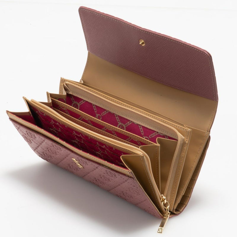 PINKY&DIANNE &ユニオン 長財布 ローズピンク