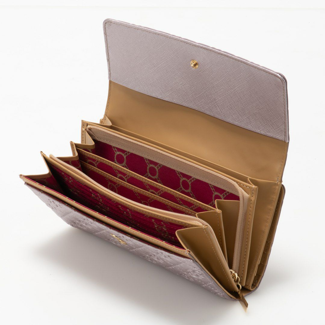 ピンク好きさん必見！PINKY & DIANNE ラメ入りピンク 長財布　専用箱 楽天市場】【正規販売店】PINKY&DIANNE ミックスツイード 長財布