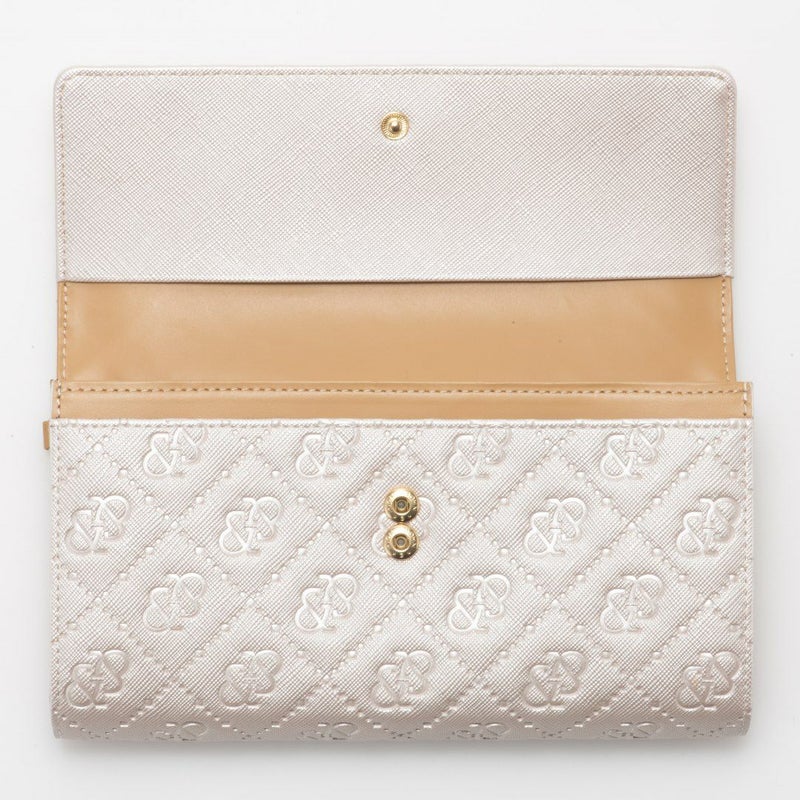 PINKY&DIANNE &ユニオン 長財布 パールホワイト