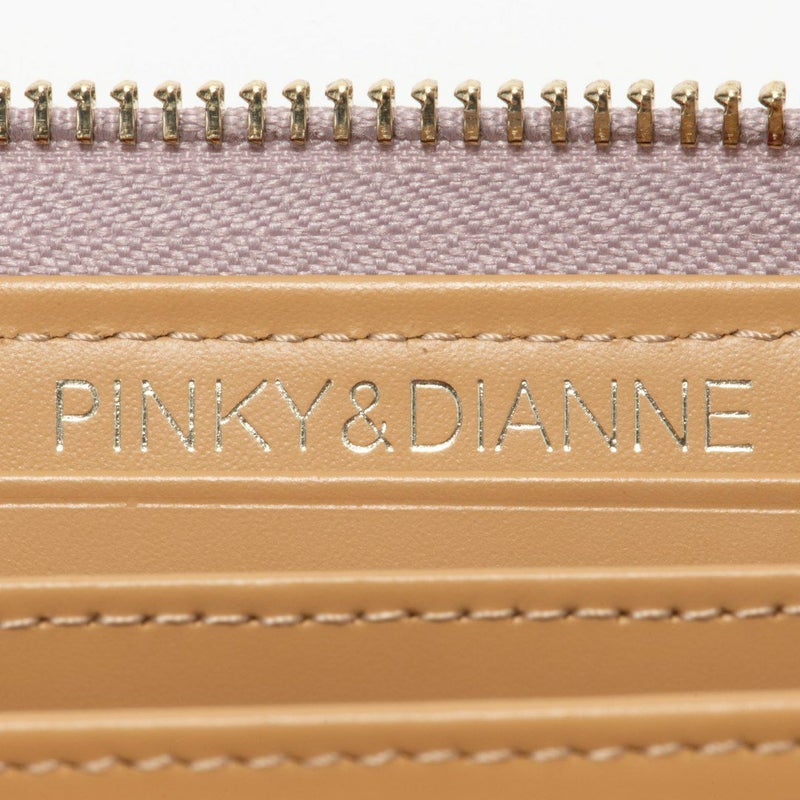 PINKY&DIANNE &ユニオン L字ファスナー長財布 ラベンダー