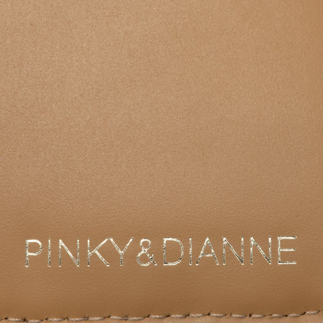PINKY&DIANNE &ユニオン L字ファスナー折り財布 ゴールド