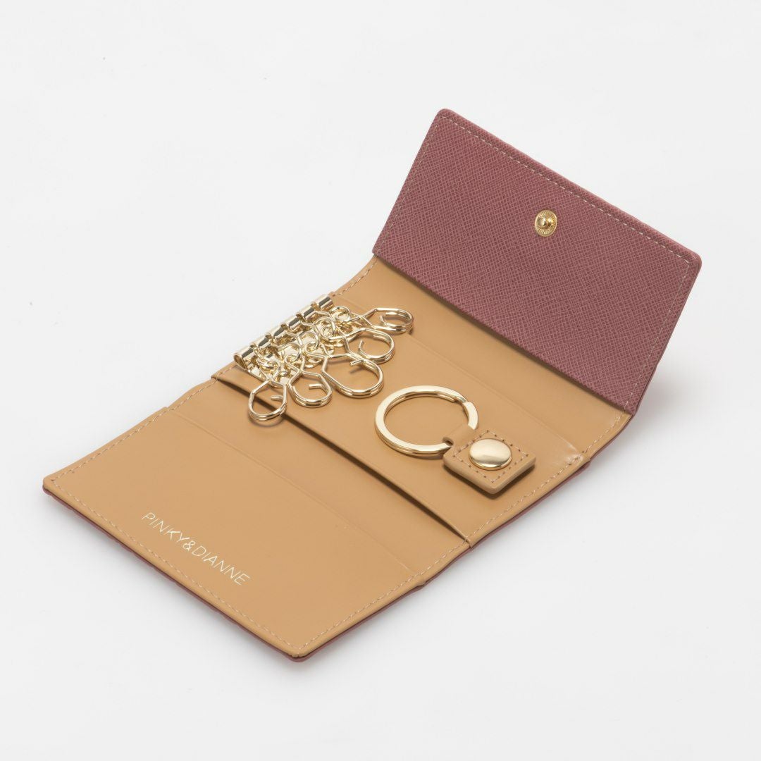 PINKY&DIANNE &ユニオン キーケース ローズピンク