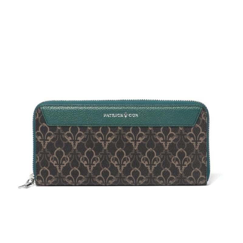 PATRICK COX バロン2 ラウンドファスナー長財布 グリーン