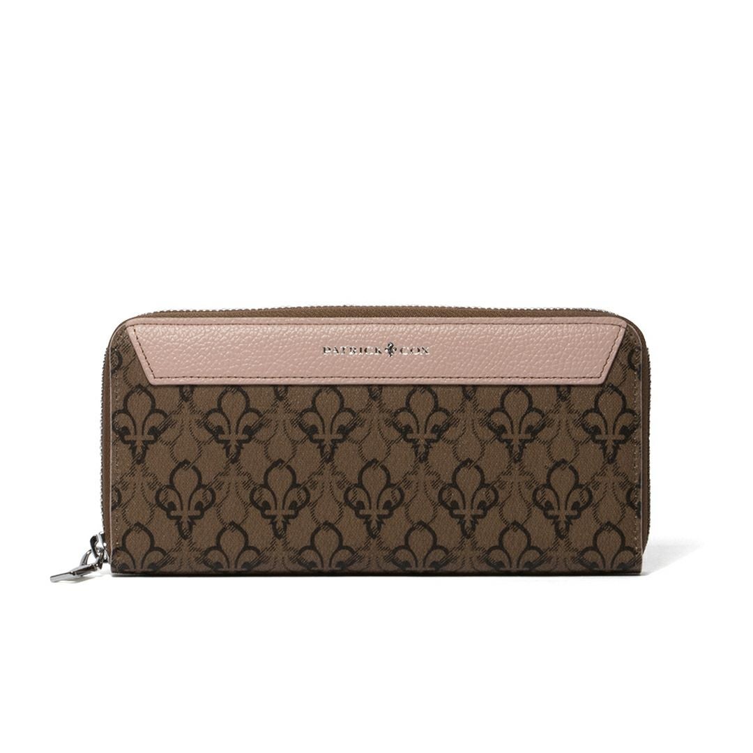 PATRICK COX バロン2 ラウンドファスナー長財布 ピンク