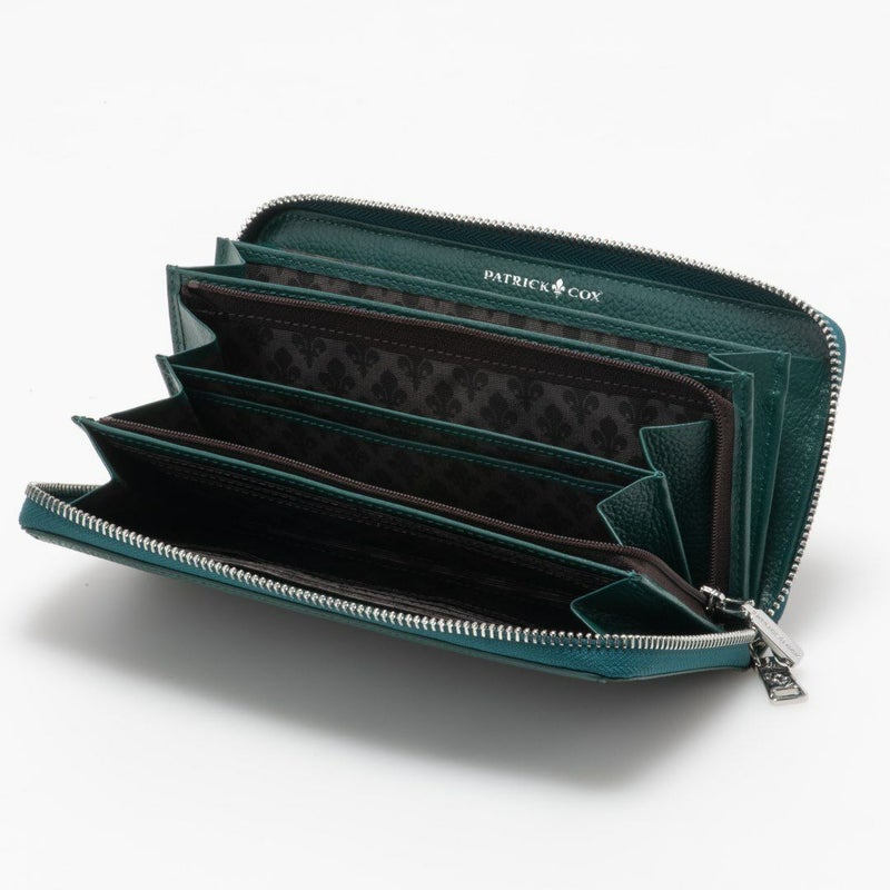 PATRICK COX バロン2 ラウンドファスナー長財布 グリーン