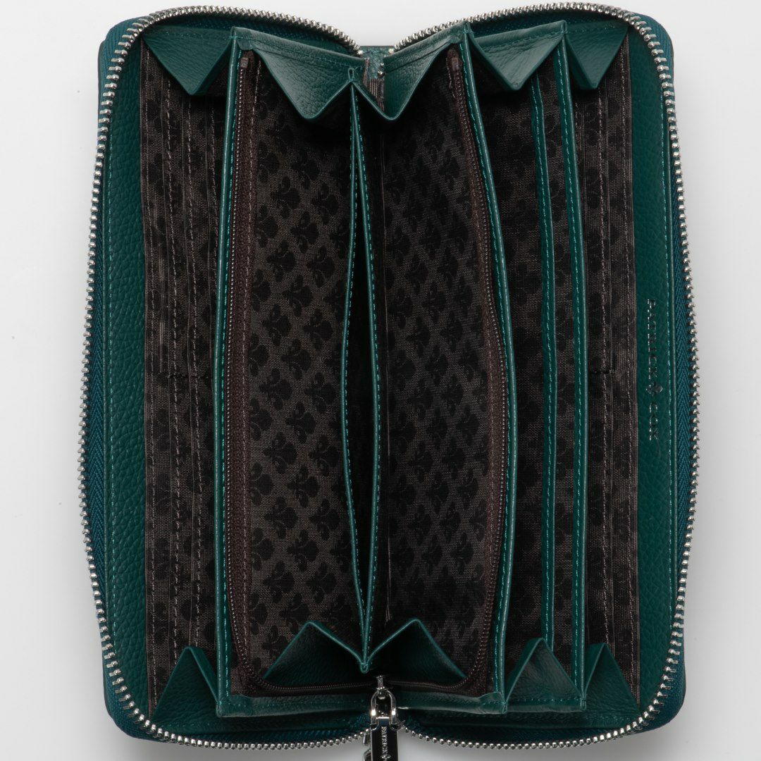 PATRICK COX バロン2 ラウンドファスナー長財布 グリーン