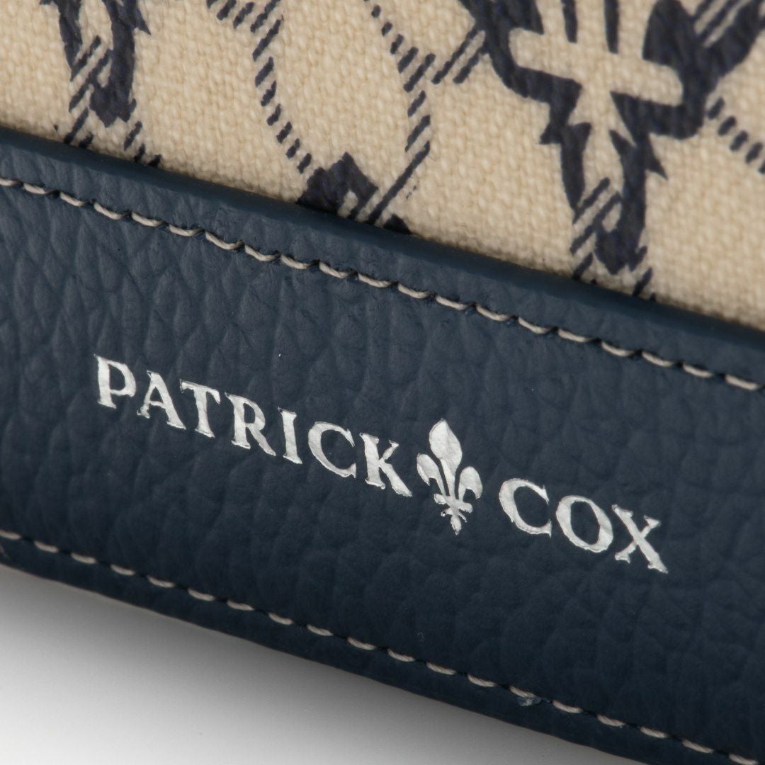 PATRICK COX バロン2 パスケース ネイビー