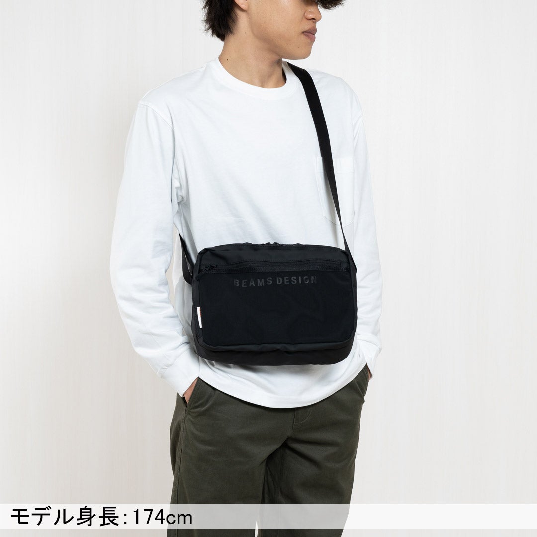 BEAMS DESIGN ELASTIC MESH ショルダーバッグ 【BMMH0BS7】