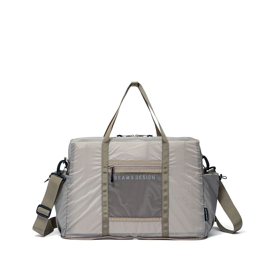 お値下げ BEAMS DESIGN ビームスデザイン ボストンバッグ ベージュ BEAMS DESIGN Light Weight ボストンバッグ(M) 商品｜THE BAGMANIA