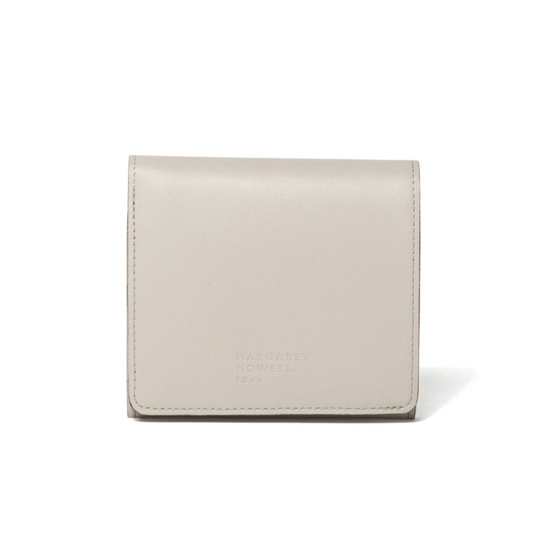 MARGARET HOWELL idea エルム BOX折り財布 ライトグレー