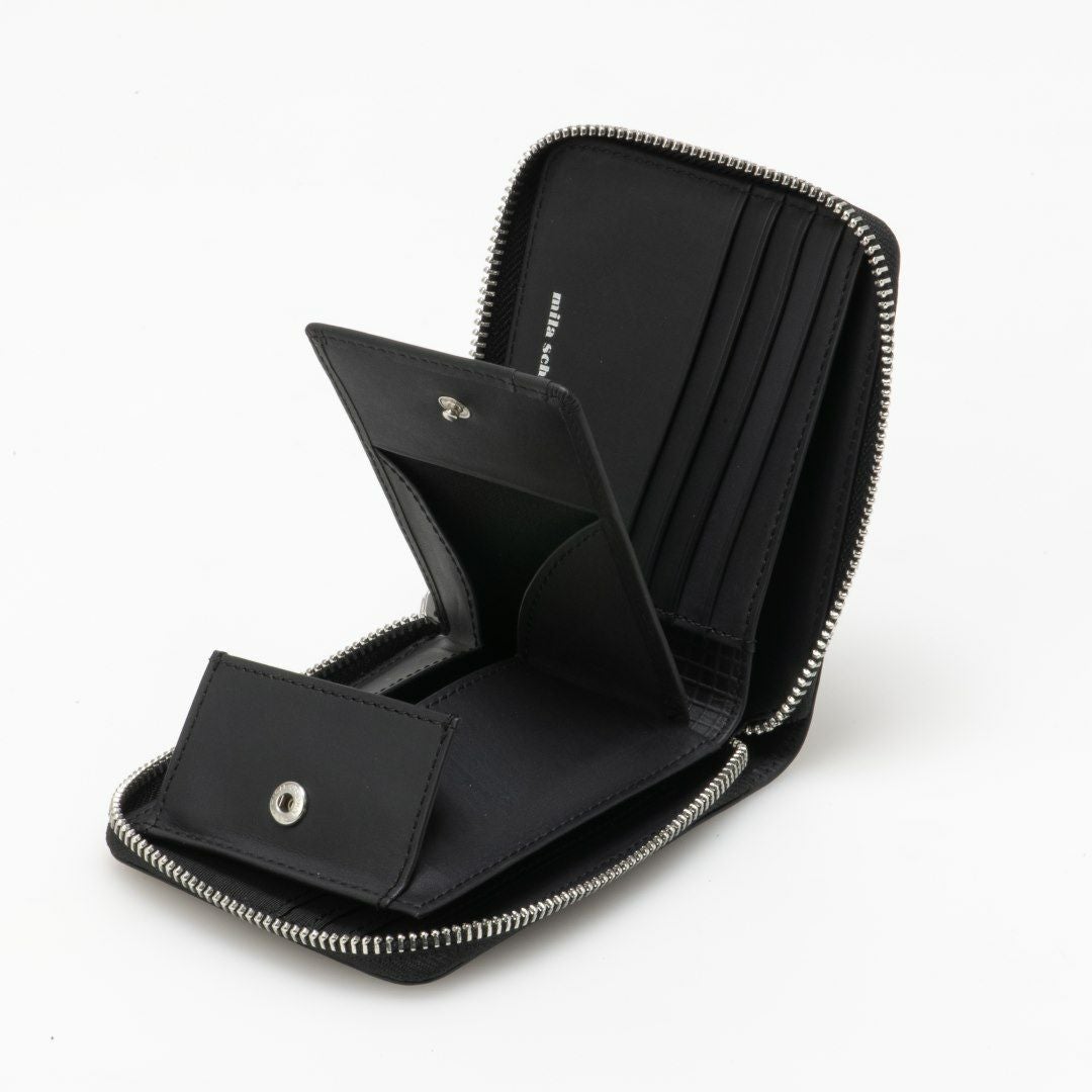 mila schon CALF LEATHER ラウンドファスナー折り財布 商品｜THE BAGMANIA