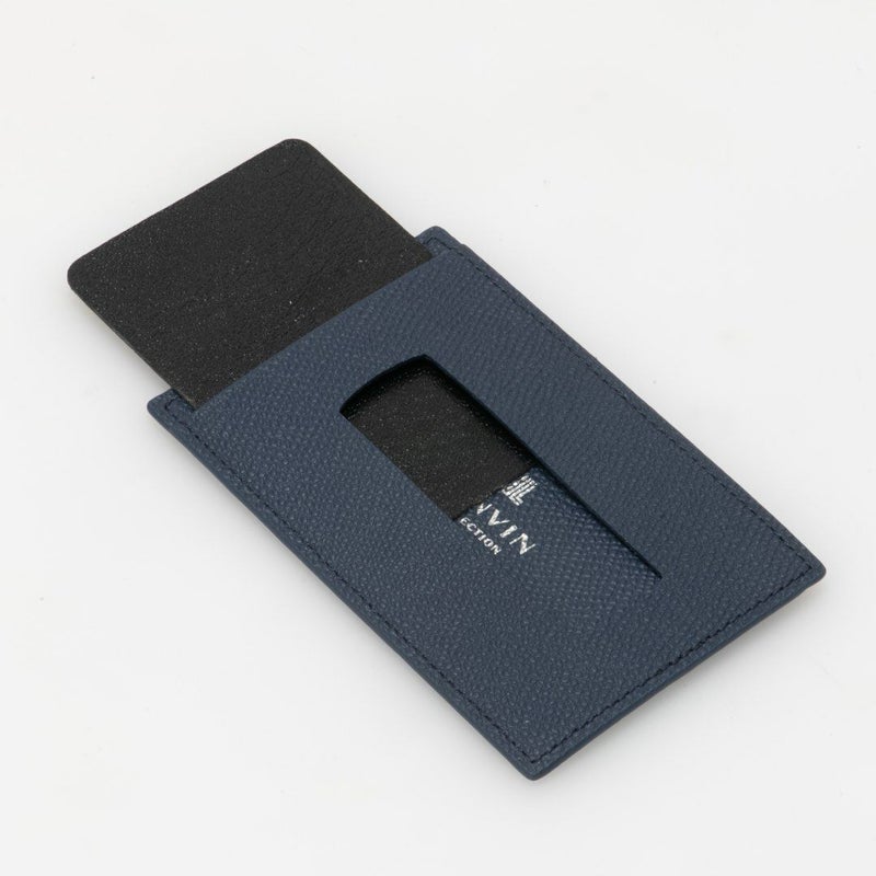 LANVIN COLLECTION THIN CONSTRUCTION 単パスケース ネイビー
