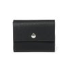 LANVIN COLLECTION THIN CONSTRUCTION 小銭入れ付き三つ折り財布 ブラック