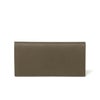 LANVIN COLLECTION THIN CONSTRUCTION かぶせ型長財布 カーキ
