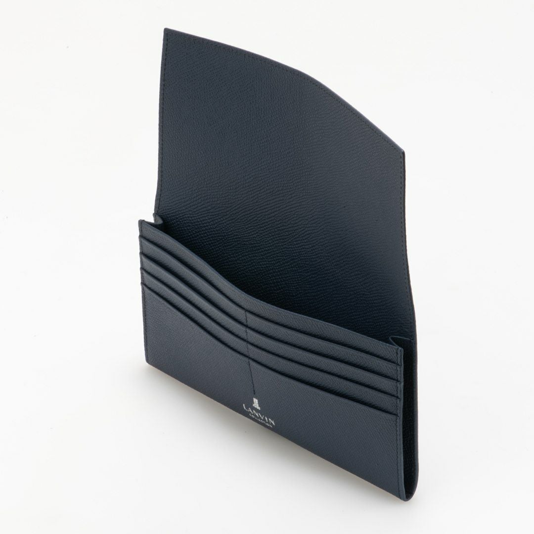 LANVIN COLLECTION THIN CONSTRUCTION かぶせ型長財布 商品｜THE BAGMANIA