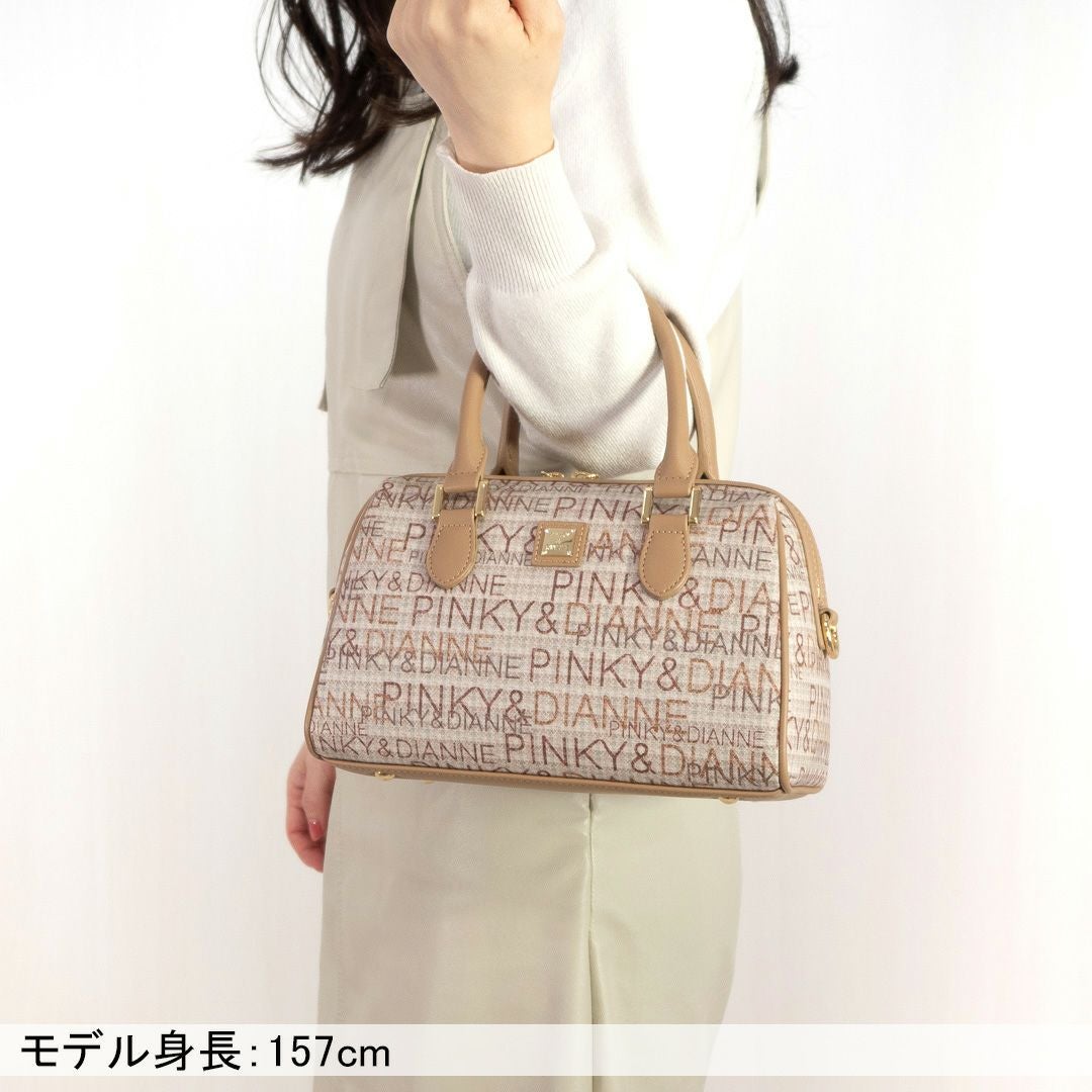 PINKY&DIANNE ミックスツイード 2WAYボストン 商品｜THE BAGMANIA