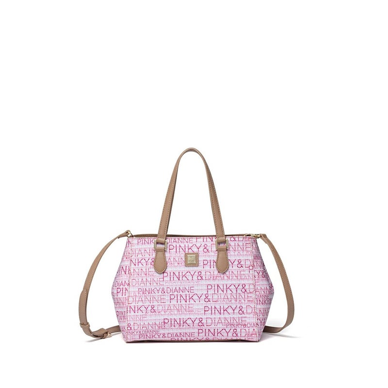 PINKY&DIANNEミックスツイード 2WAYハンド ピンク