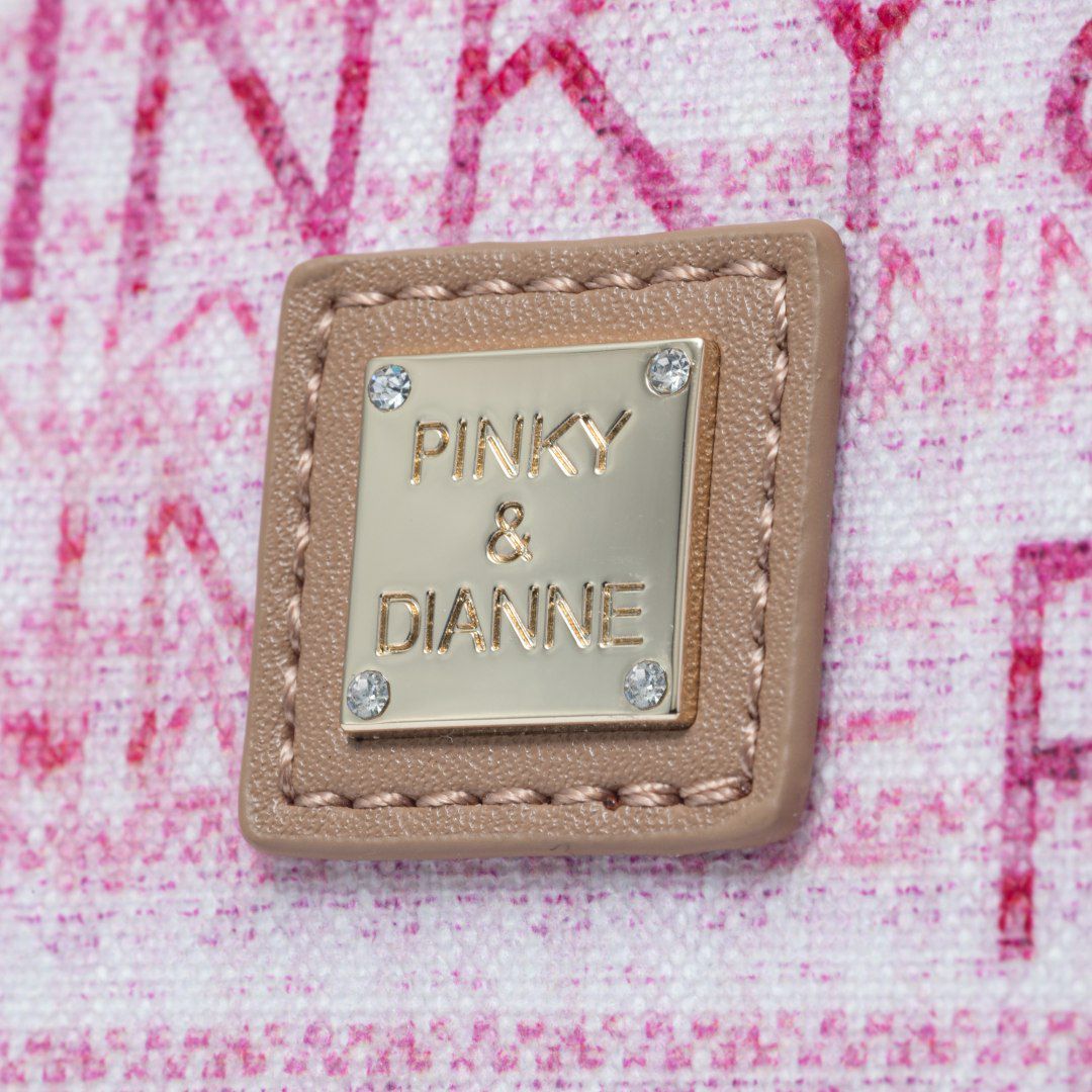 PINKY&DIANNEミックスツイード 2WAYハンド ピンク