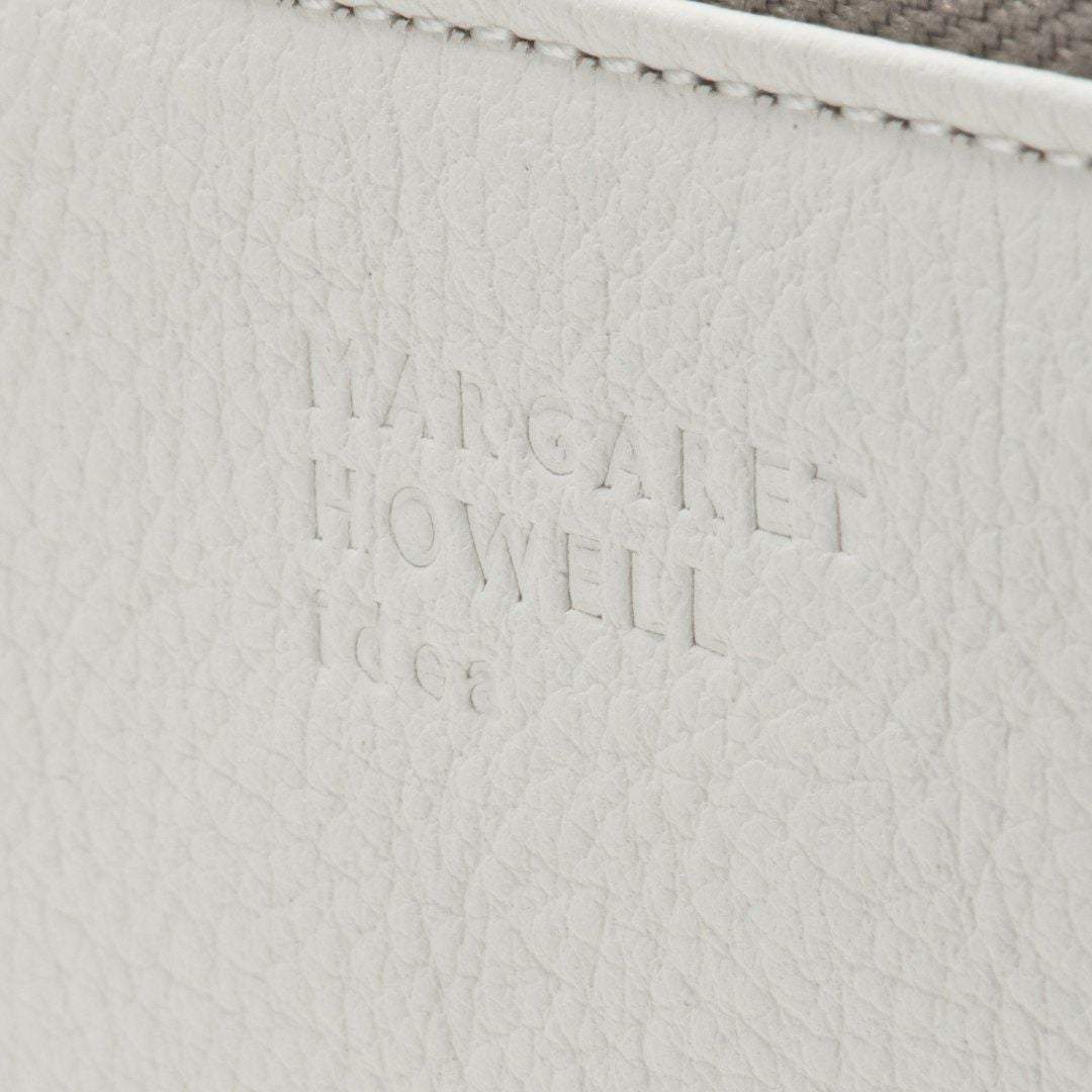 MARGARET HOWELL idea キール L字ファスナー長財布 オフホワイト