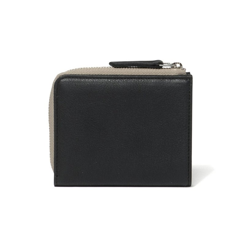 MARGARET HOWELL idea キール L字ファスナー折り財布 ブラック