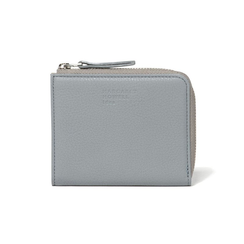 MARGARET HOWELL idea キール BOX折り財布 ブルーグレー