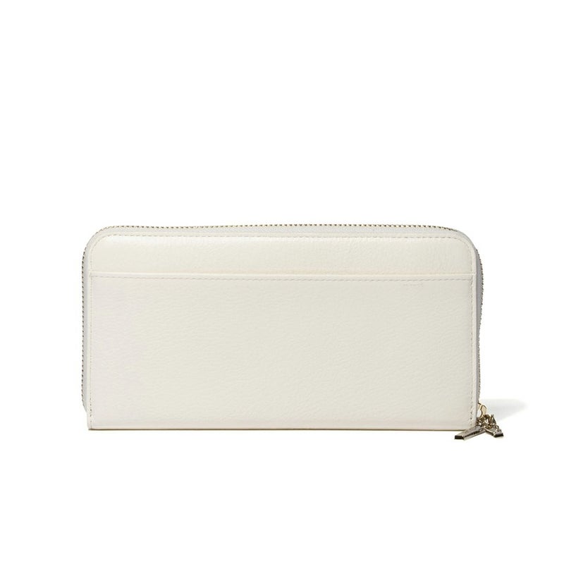 JILL STUART ミスティ ラウンドファスナー長財布 ホワイト