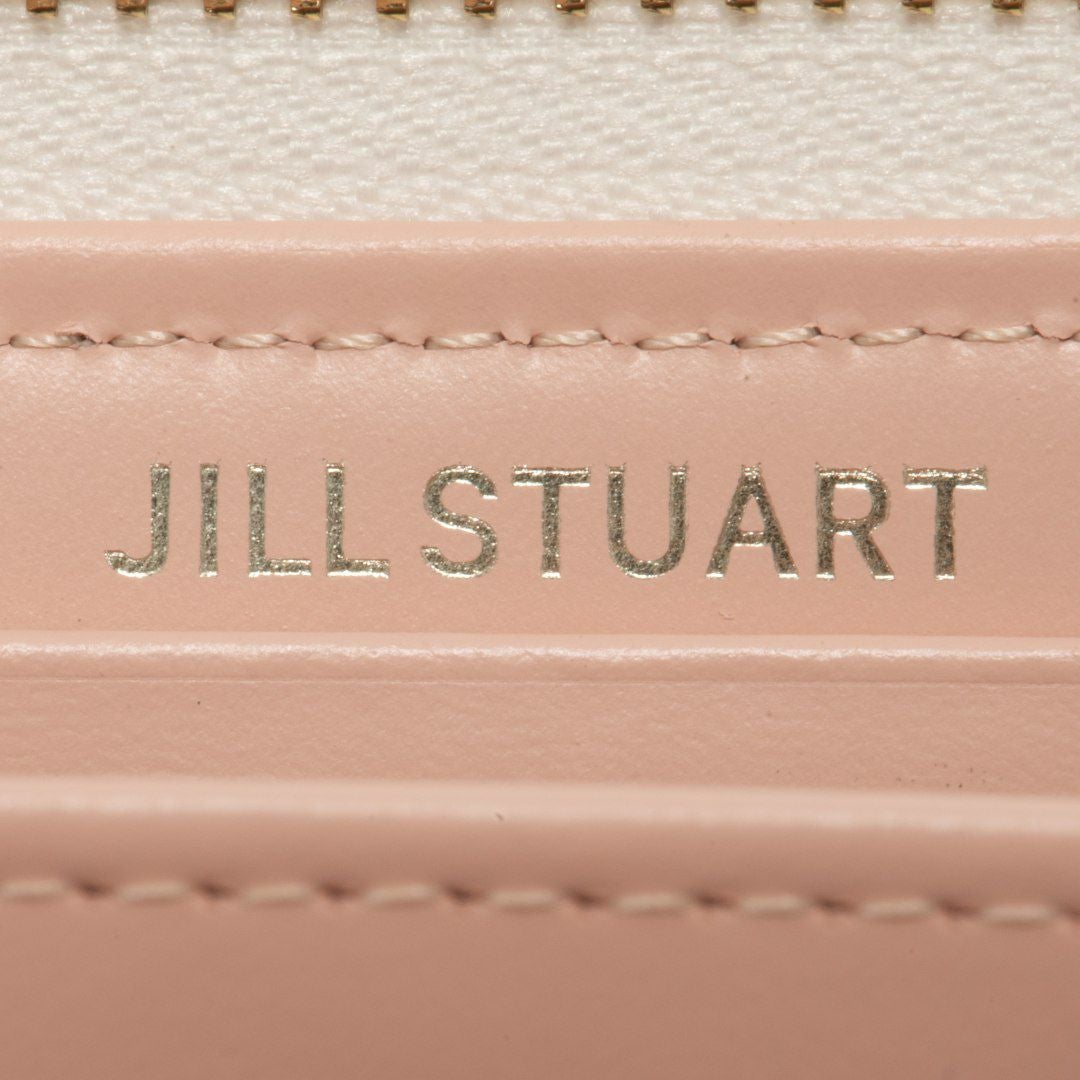 JILL STUART ミスティ ラウンドファスナー長財布 ホワイト