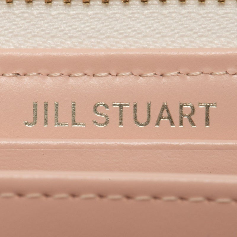 JILL STUART ミスティ ラウンドファスナー長財布 ホワイト
