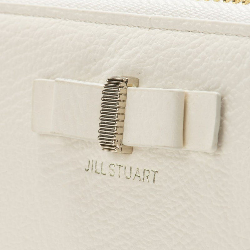 JILL STUART ミスティ ラウンドファスナー長財布 ホワイト