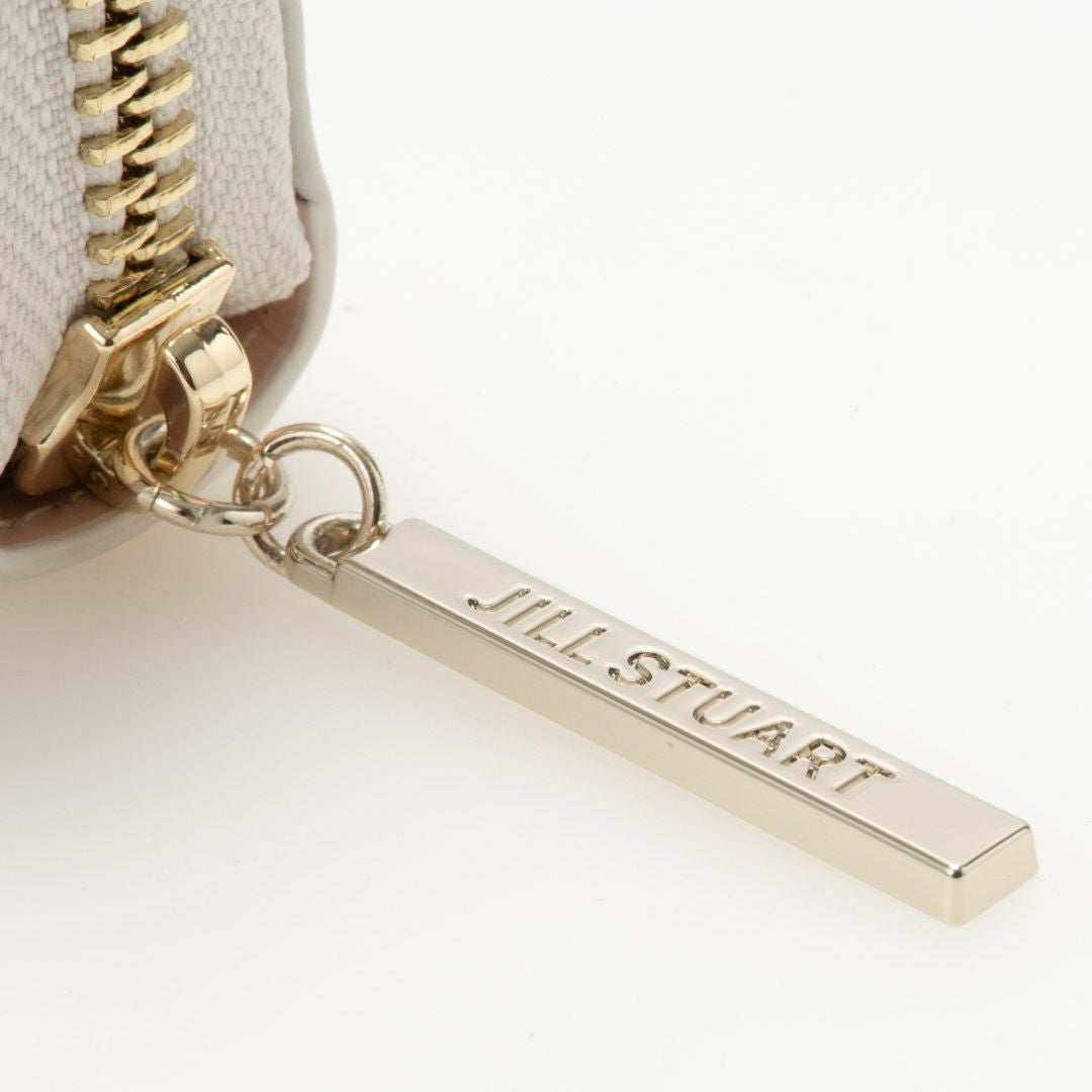 JILL STUART ミスティ ラウンドファスナー長財布 ホワイト