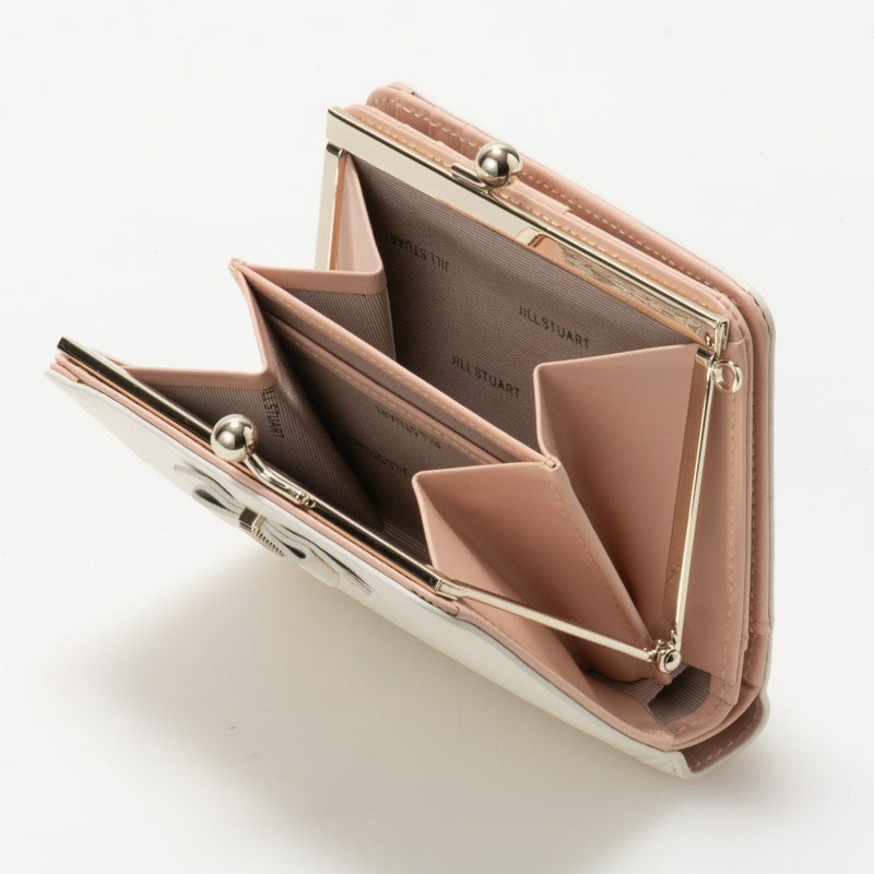 JILL STUART ミスティ 口金折り財布 ホワイト