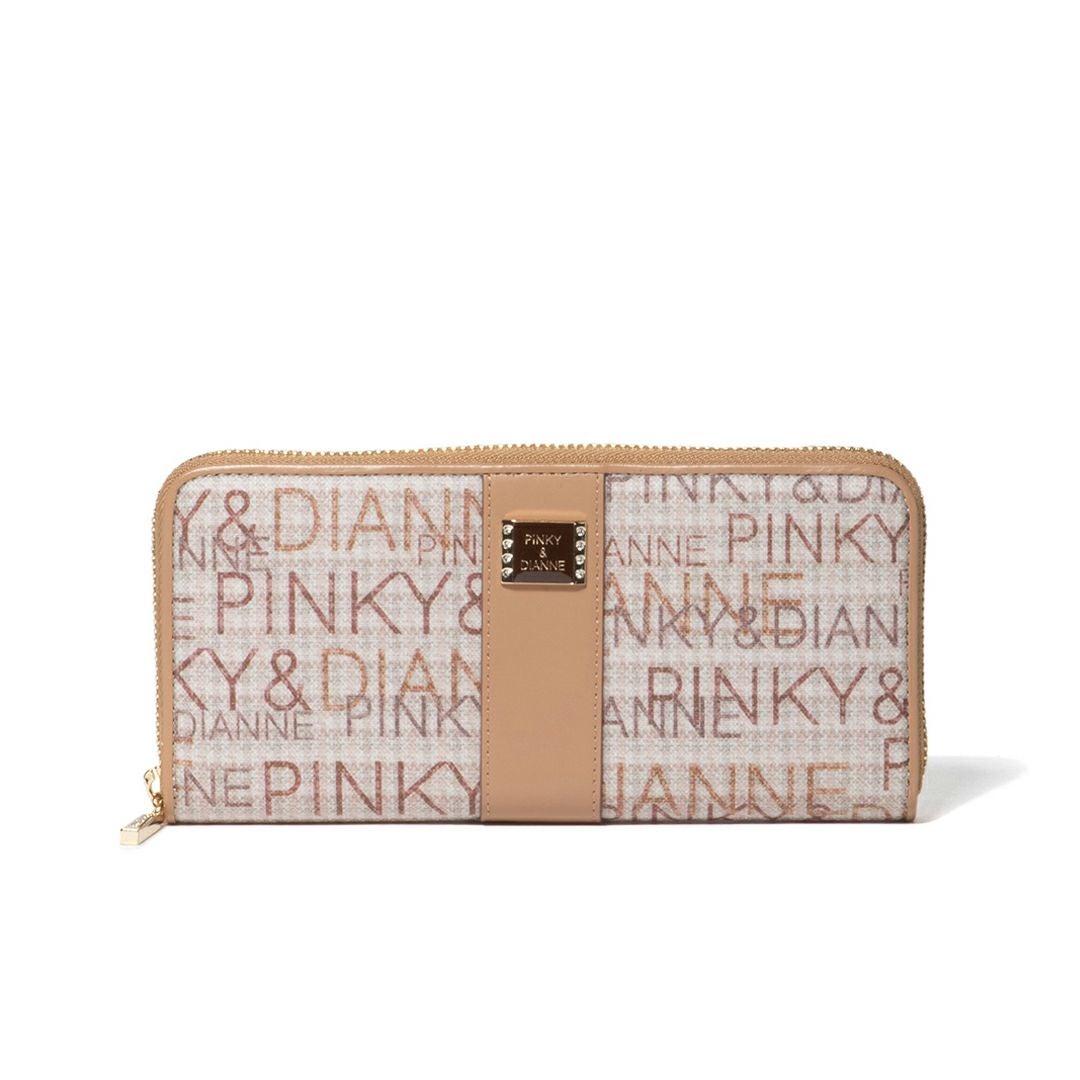 PINKY&DIANNE ミックスツイード ラウンドファスナー長財布 商品｜THE