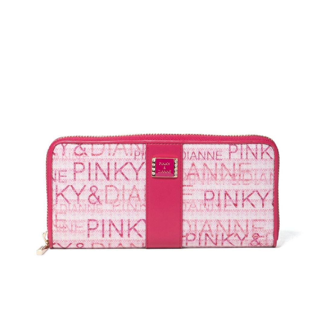 PINKY&DIANNE ミックスツイード ラウンドファスナー長財布 商品｜THE