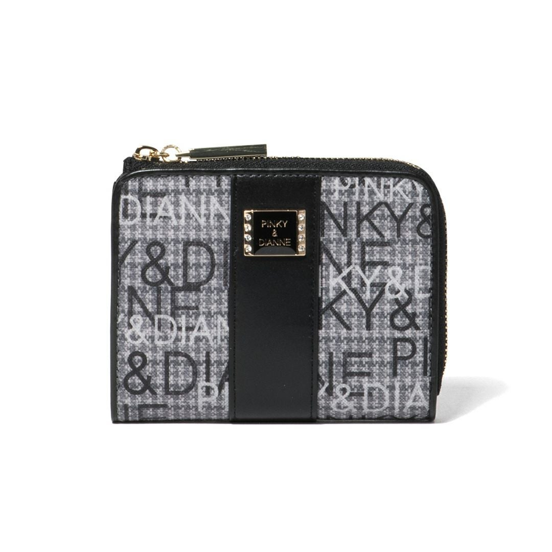 PINKY&DIANNE ミックスツイード L字ファスナー折り財布 商品｜THE BAGMANIA