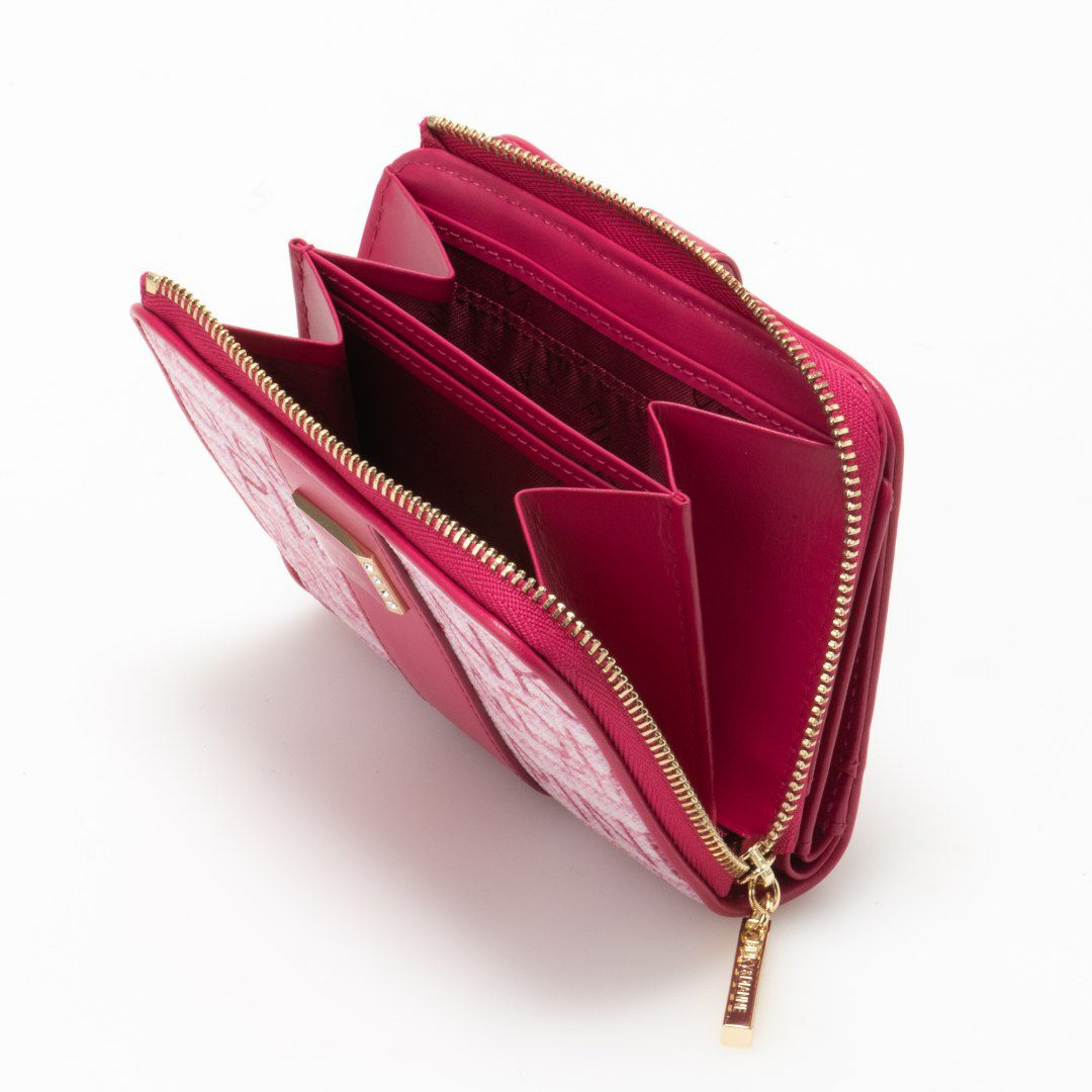 PINKY&DIANNE ミックスツイード L字ファスナー折り財布 商品｜THE BAGMANIA