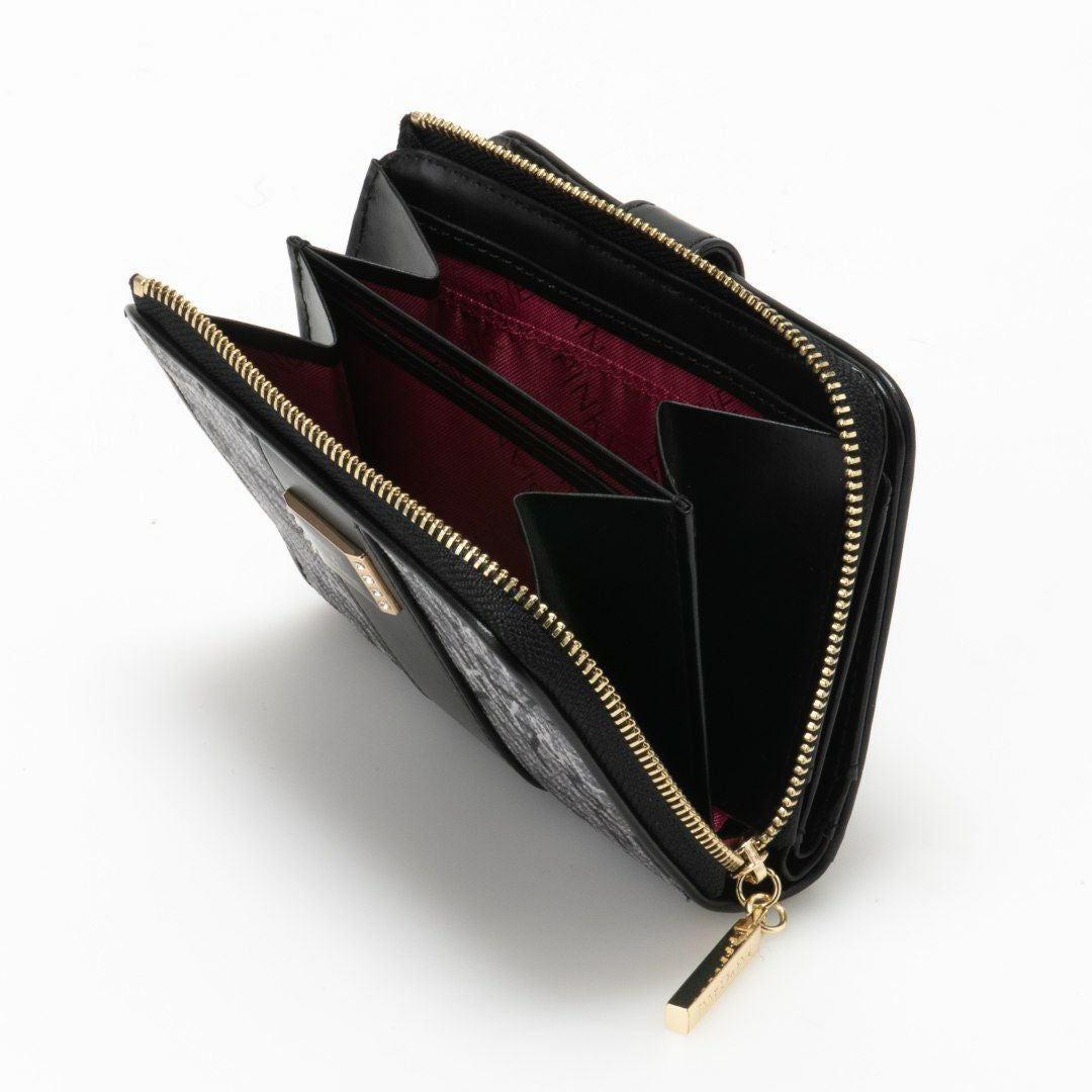 PINKY&DIANNE ミックスツイード L字ファスナー折り財布 商品｜THE BAGMANIA