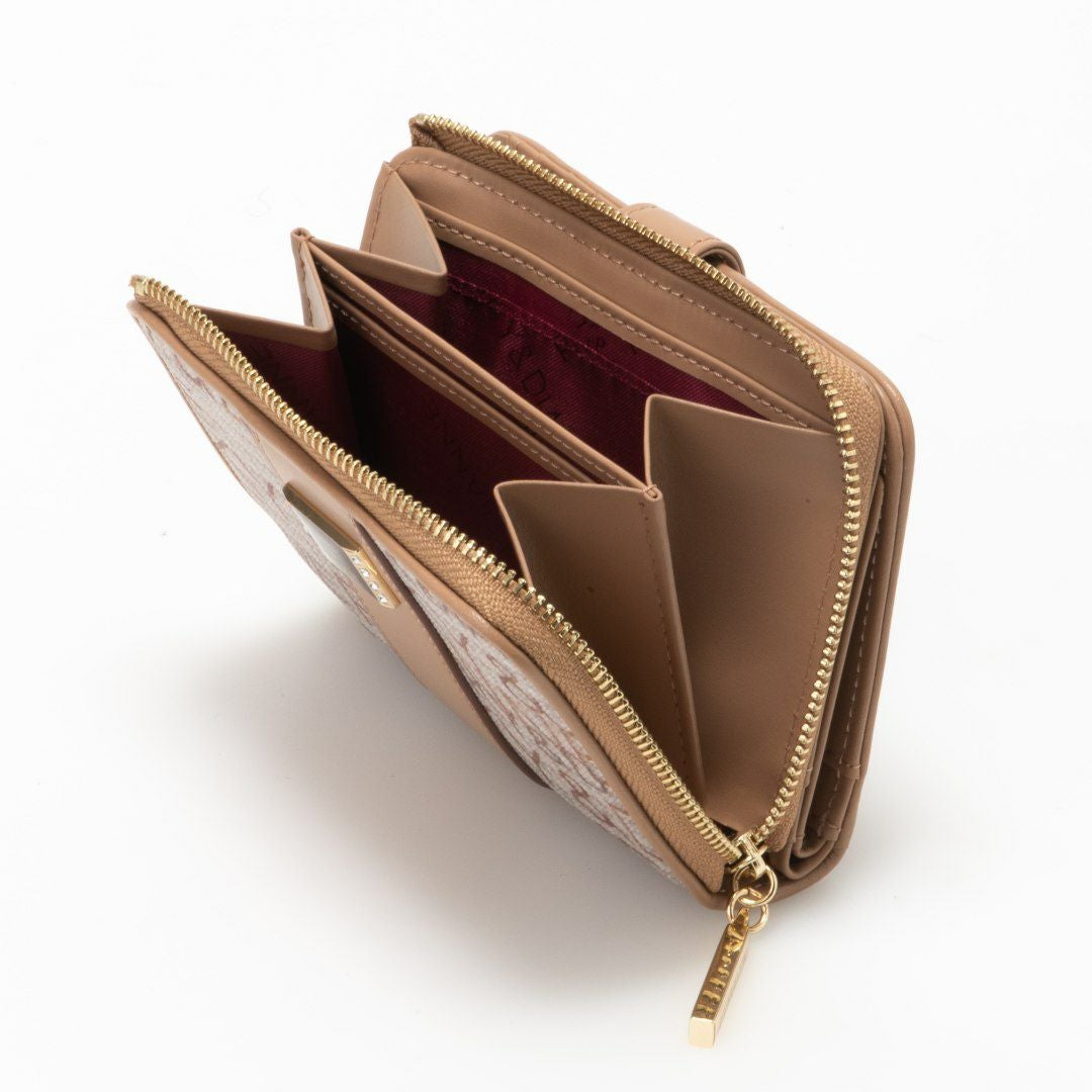 PINKY&DIANNE ミックスツイード L字ファスナー折り財布 商品｜THE BAGMANIA